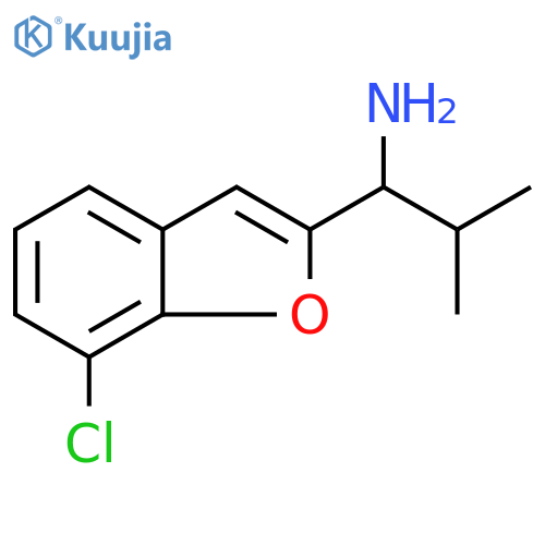 2-Benzofuranmethanamine, 7-chloro-α-(1-methylethyl)- structure