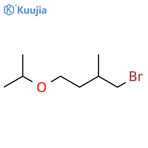 Butane, 1-bromo-2-methyl-4-(1-methylethoxy)- structure