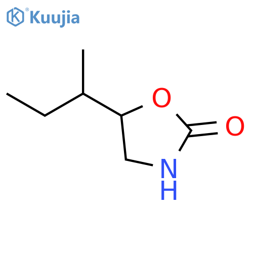 5-(butan-2-yl)-1,3-oxazolidin-2-one structure