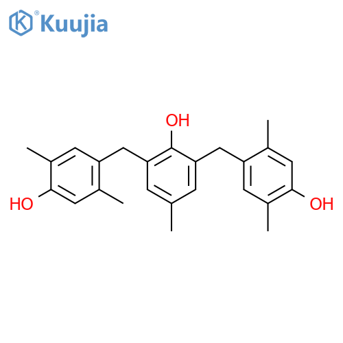 Phenol,2,6-bis[(4-hydroxy-2,5-dimethylphenyl)methyl]-4-methyl- structure