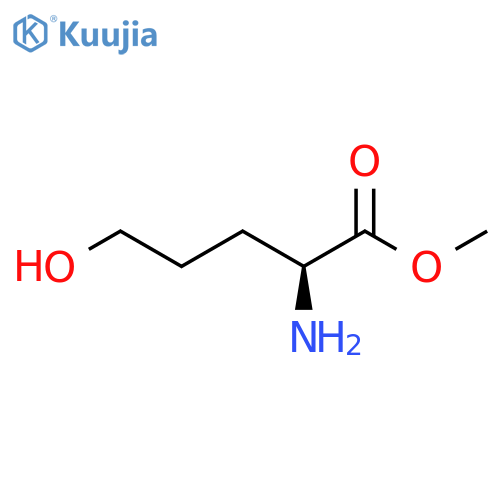methyl 2-amino-5-hydroxypentanoate structure