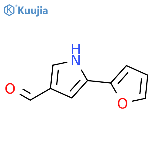 1H-Pyrrole-3-carboxaldehyde, 5-(2-furanyl)- structure