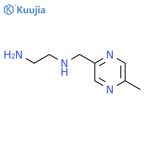 1,2-Ethanediamine, N-[(5-methylpyrazinyl)methyl]- structure