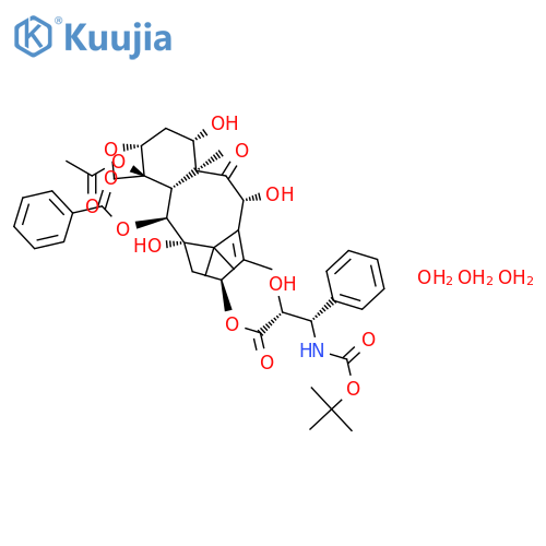 Docetaxel trihydrate structure