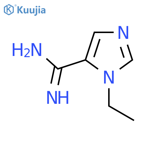 1-ethyl-1H-imidazole-5-carboximidamide structure