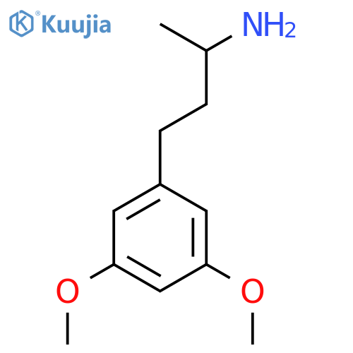 4-(3,5-dimethoxyphenyl)butan-2-amine structure