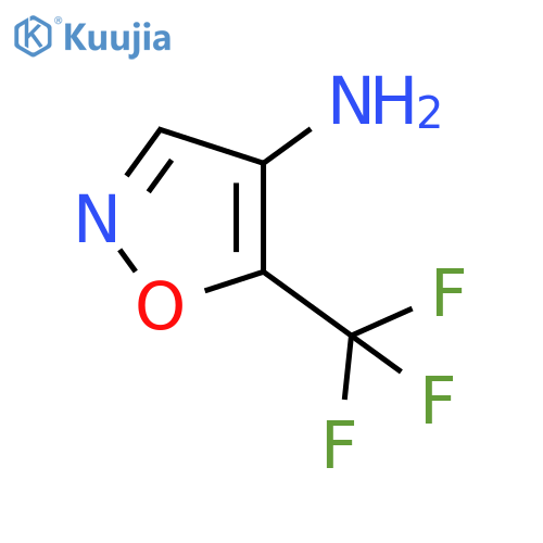 5-(trifluoromethyl)-1,2-oxazol-4-amine structure