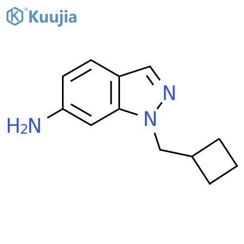 1-(cyclobutylmethyl)-1H-indazol-6-amine structure