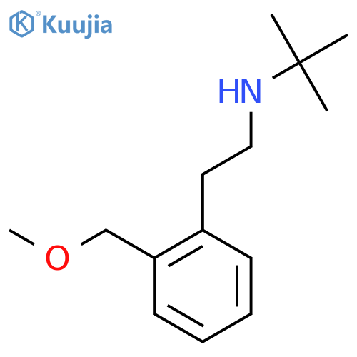 Tert-butyl({2-[2-(methoxymethyl)phenyl]ethyl})amine structure