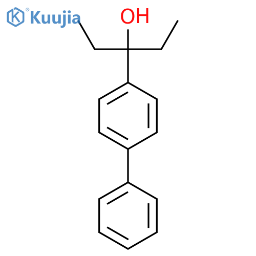 alpha,alpha-Diethyl[1,1'-biphenyl]-4-methanol structure