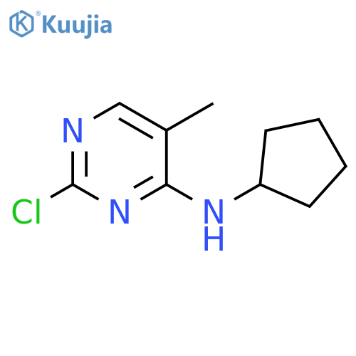 4-Pyrimidinamine, 2-chloro-N-cyclopentyl-5-methyl- structure