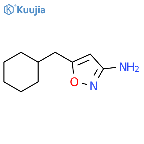 5-(cyclohexylmethyl)-1,2-oxazol-3-amine structure