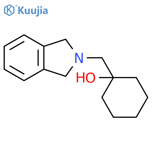 1-[(2,3-dihydro-1H-isoindol-2-yl)methyl]cyclohexan-1-ol structure