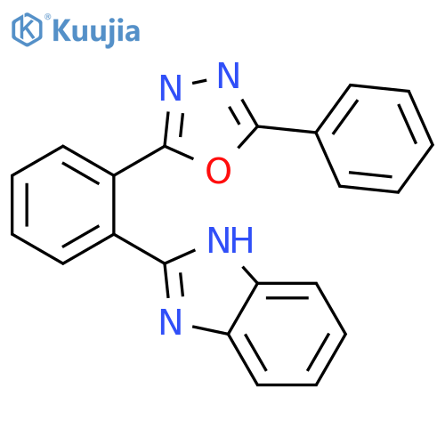 1H-Benzimidazole, 2-[2-(5-phenyl-1,3,4-oxadiazol-2-yl)phenyl]- structure