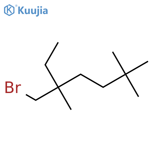 5-(Bromomethyl)-2,2,5-trimethylheptane structure