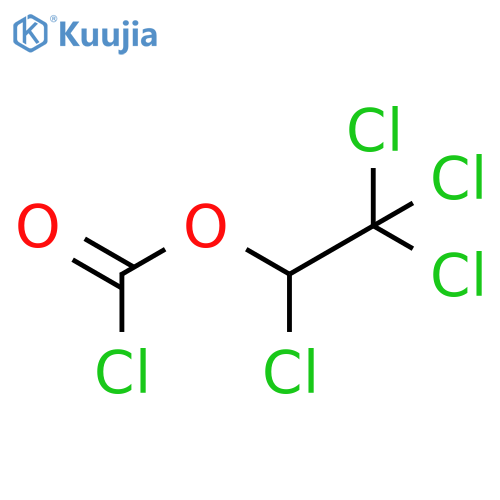 Carbonochloridic acid, 1,2,2,2-tetrachloroethyl ester, (±)- structure