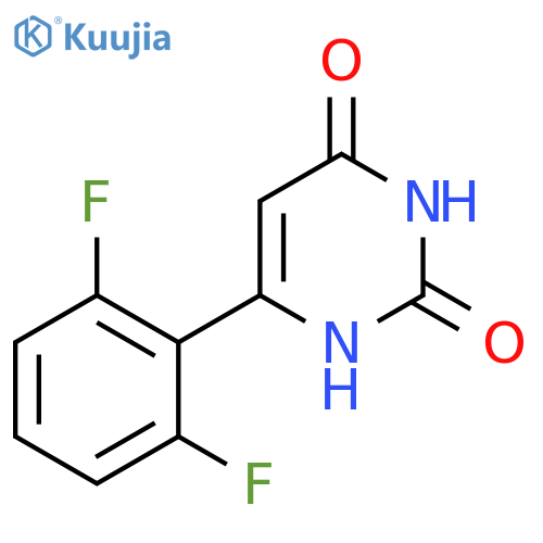 6-(2,6-difluorophenyl)pyrimidine-2,4(1H,3H)-dione structure