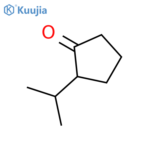 2-(propan-2-yl)cyclopentan-1-one structure