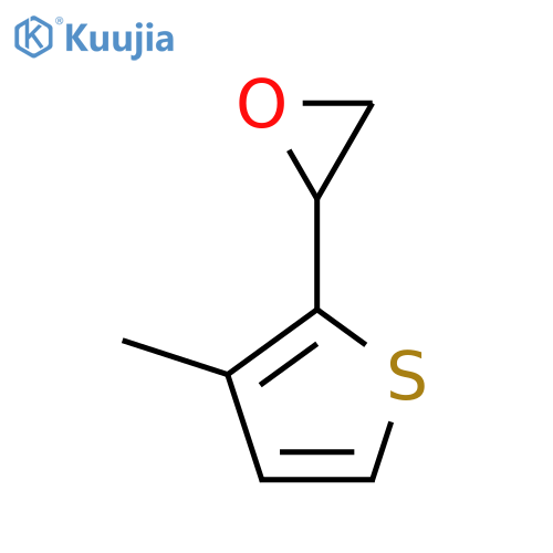 2-(3-methylthiophen-2-yl)oxirane structure