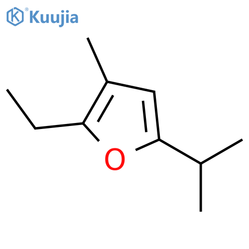 Furan,2-ethyl-3-methyl-5-(1-methylethyl)- structure