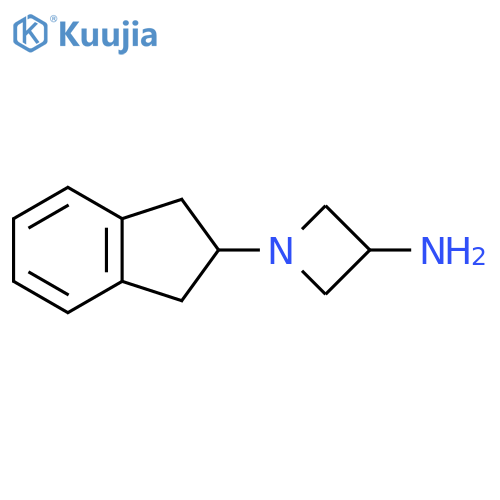 1-(2,3-dihydro-1H-inden-2-yl)azetidin-3-amine structure