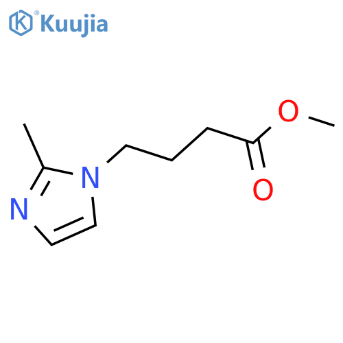 1H-Imidazole-1-butanoic acid, 2-methyl-, methyl ester structure
