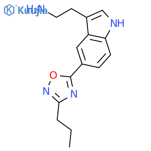 1H-INDOLE-3-ETHANAMINE, 5-(3-PROPYL-1,2,4-OXADIAZOL-5-YL)- structure