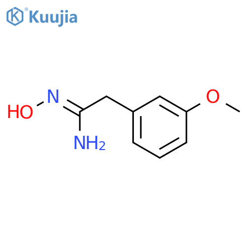 2-(3-Methoxyphenyl)-N'-hydroxyethanimidamide structure