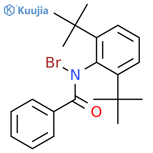 Benzamide, N-[2,6-bis(1,1-dimethylethyl)phenyl]-N-bromo- structure