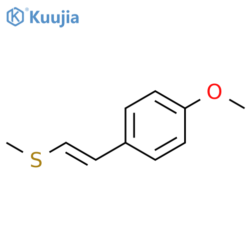 methyl 4-[2-(methylsulfanyl)vinyl]phenyl ether structure