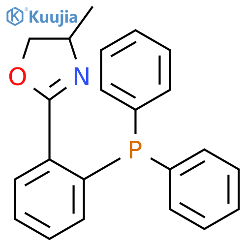 Oxazole,2-[2-(diphenylphosphino)phenyl]-4,5-dihydro-4-methyl-, (4S)- structure