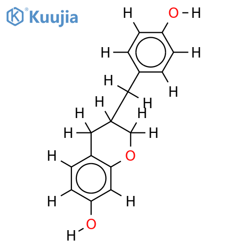 7,4'-dihydroxyhomoisoflavane structure