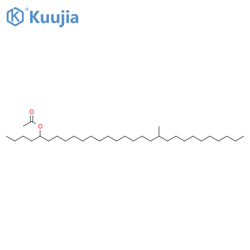 5-Nonacosanol, 19-methyl-, acetate structure