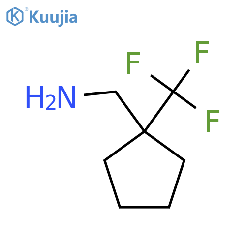 (1-(Trifluoromethyl)cyclopentyl)methanamine structure