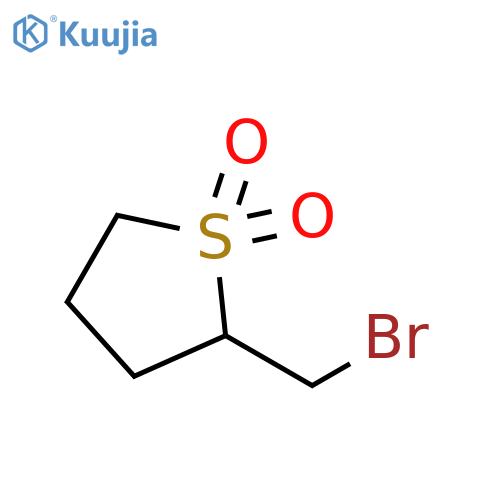 2-(bromomethyl)-1lambda6-thiolane-1,1-dione structure