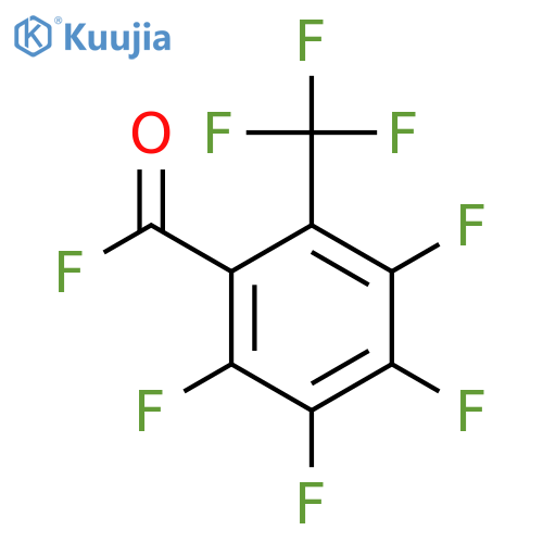 Benzoyl fluoride, 2,3,4,5-tetrafluoro-6-(trifluoromethyl)- structure