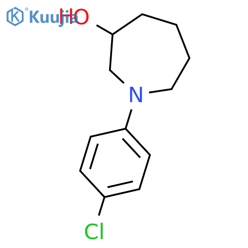1H-Azepin-3-ol, 1-(4-chlorophenyl)hexahydro- structure
