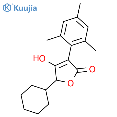 2(5H)-FURANONE, 5-CYCLOHEXYL-4-HYDROXY-3-(2,4,6-TRIMETHYLPHENYL)- structure