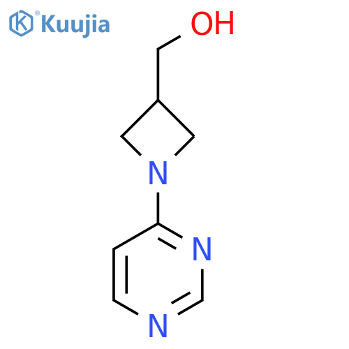 (1-(Pyrimidin-4-yl)azetidin-3-yl)methanol structure