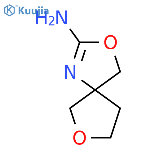 3,7-dioxa-1-azaspiro4.4non-1-en-2-amine structure