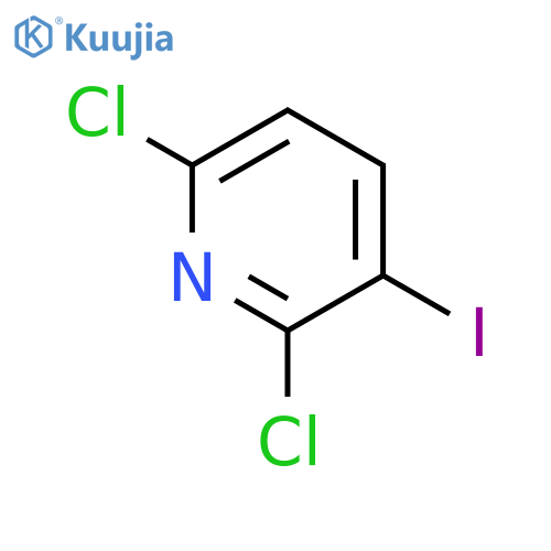 2,6-Dichloro-3-iodopyridine structure