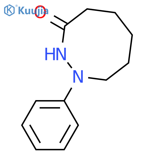 1,2-Diazocin-3(2H)-one, hexahydro-1-phenyl- structure