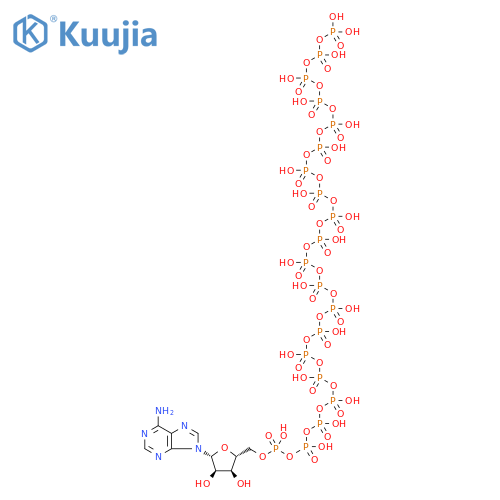 Adenosine 5'-(heneicosahydrogen eicosaphosphate) (9CI) structure