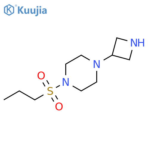 Piperazine, 1-(3-azetidinyl)-4-(propylsulfonyl)- structure