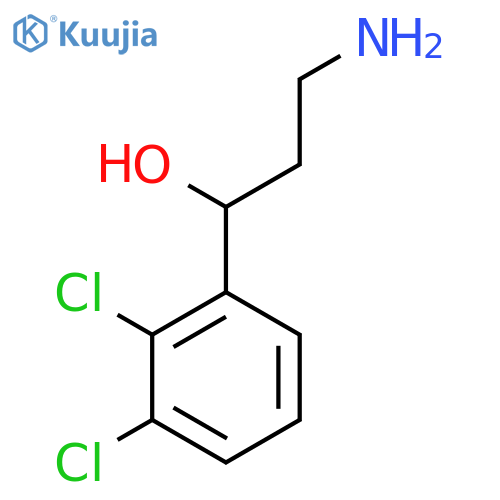 3-Amino-1-(2,3-dichlorophenyl)propan-1-ol structure