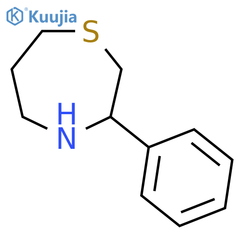 3-Phenyl-1,4-thiazepane structure
