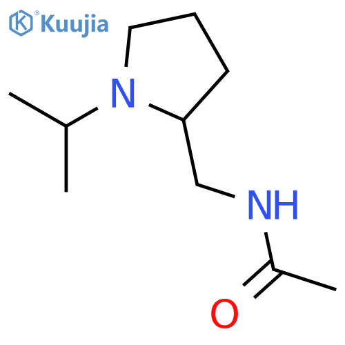 Acetamide,N-[[1-(1-methylethyl)-2-pyrrolidinyl]methyl]- structure