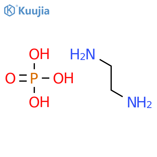 Ethylenediamine, salt with phosphoric acid structure