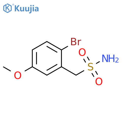 (2-bromo-5-methoxyphenyl)methanesulfonamide structure