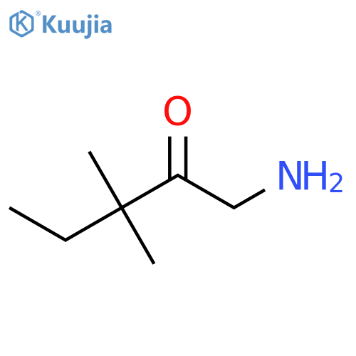 1-amino-3,3-dimethylpentan-2-one structure